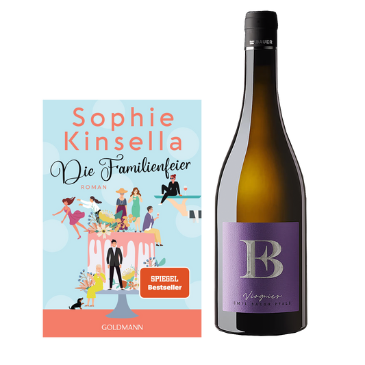 Sophie Kinsella Die Familienfeier mit Wein Viognier Nussdorfer