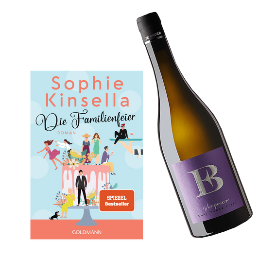 Sophie Kinsella Die Familienfeier mit Wein Viognier Nussdorfer