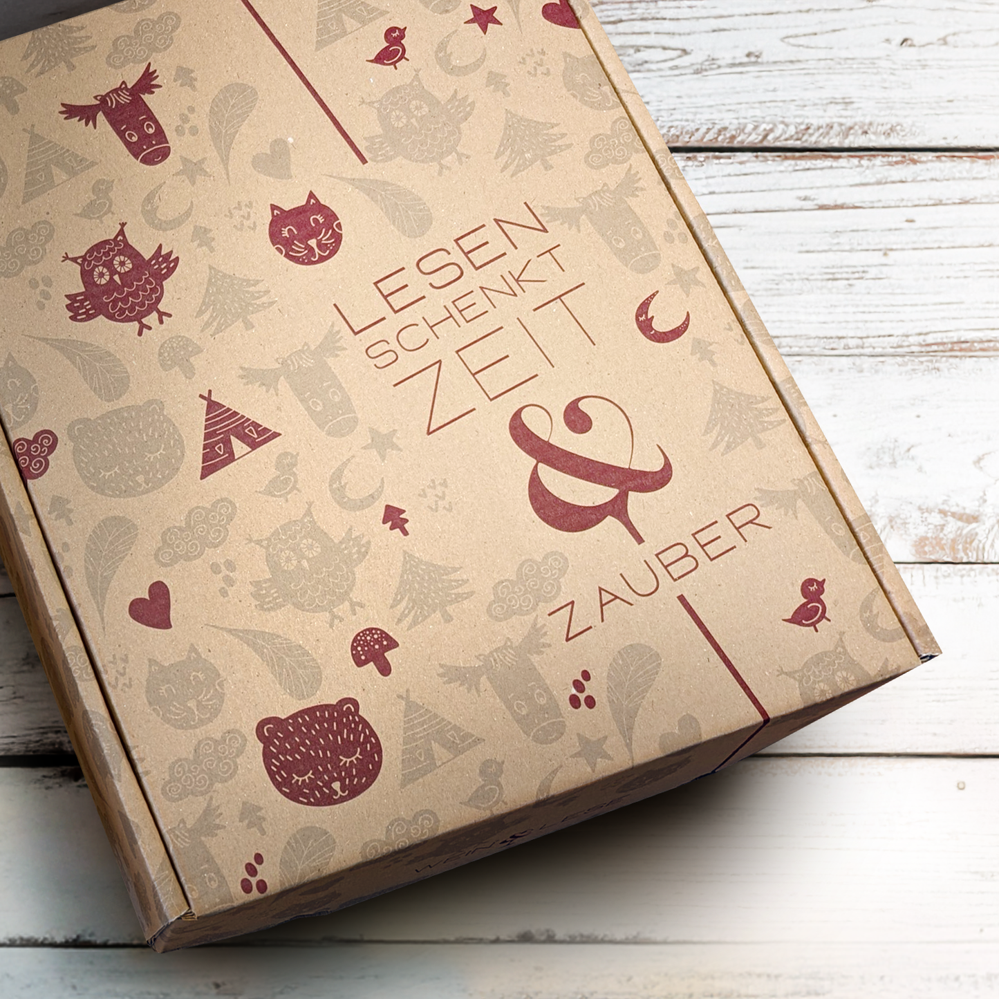 Geschenkbox, lesen schenkt Zeit