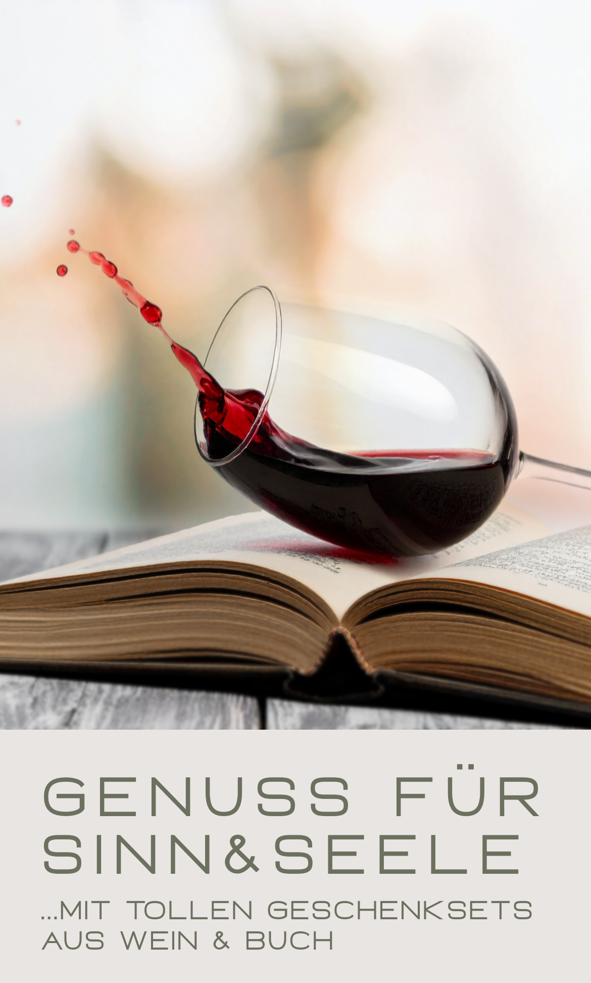 Tolle Geschenksets aus Wein und Buch von Wein und Lese