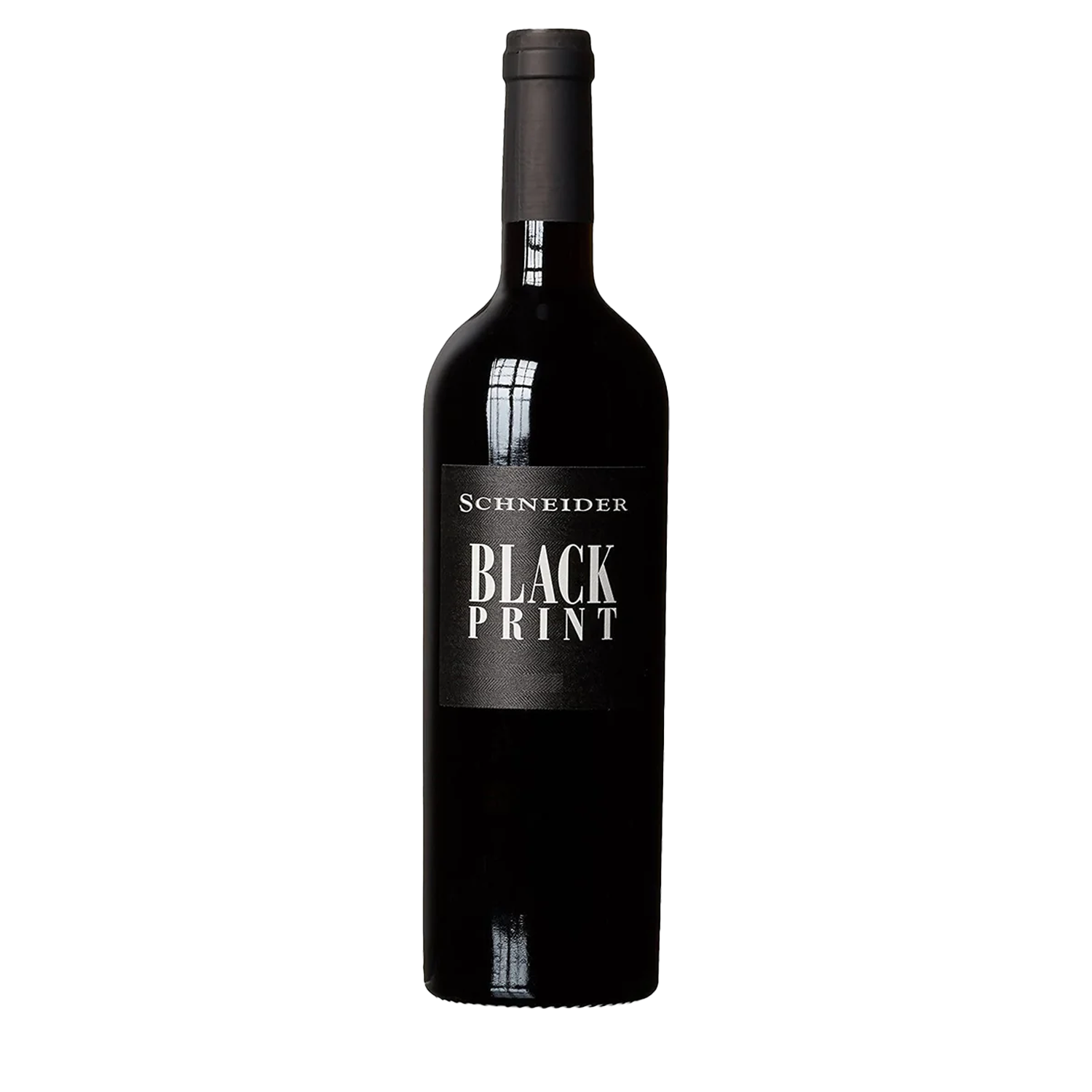 Weinflasche Blackprint Rotwein von Schneider