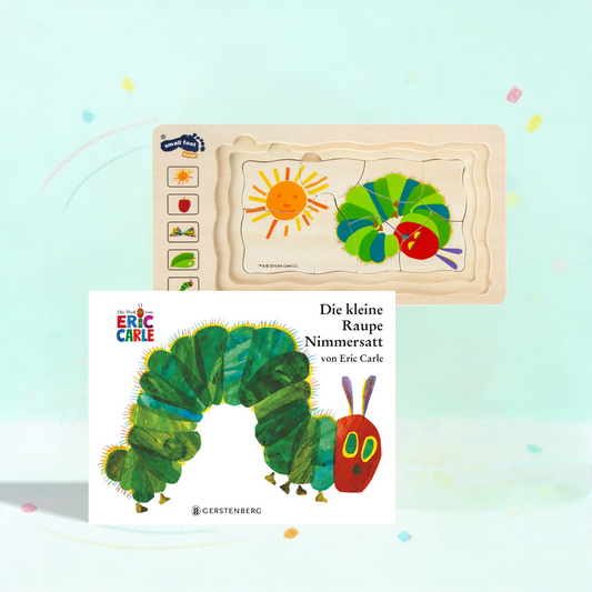 Die kleine Raupe Nimmersatt + Schichtenpuzzle
